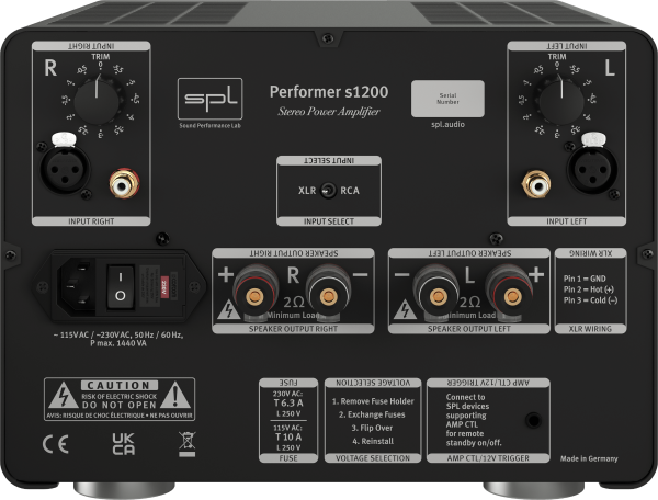 SPL Audio Performer s1200, Schwarz