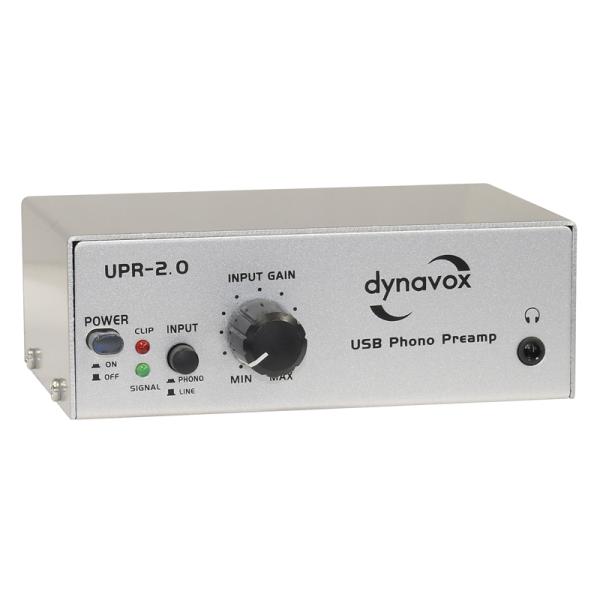 Dynavox USB-Phono-Vorverstärker UPR-2.0 silber
